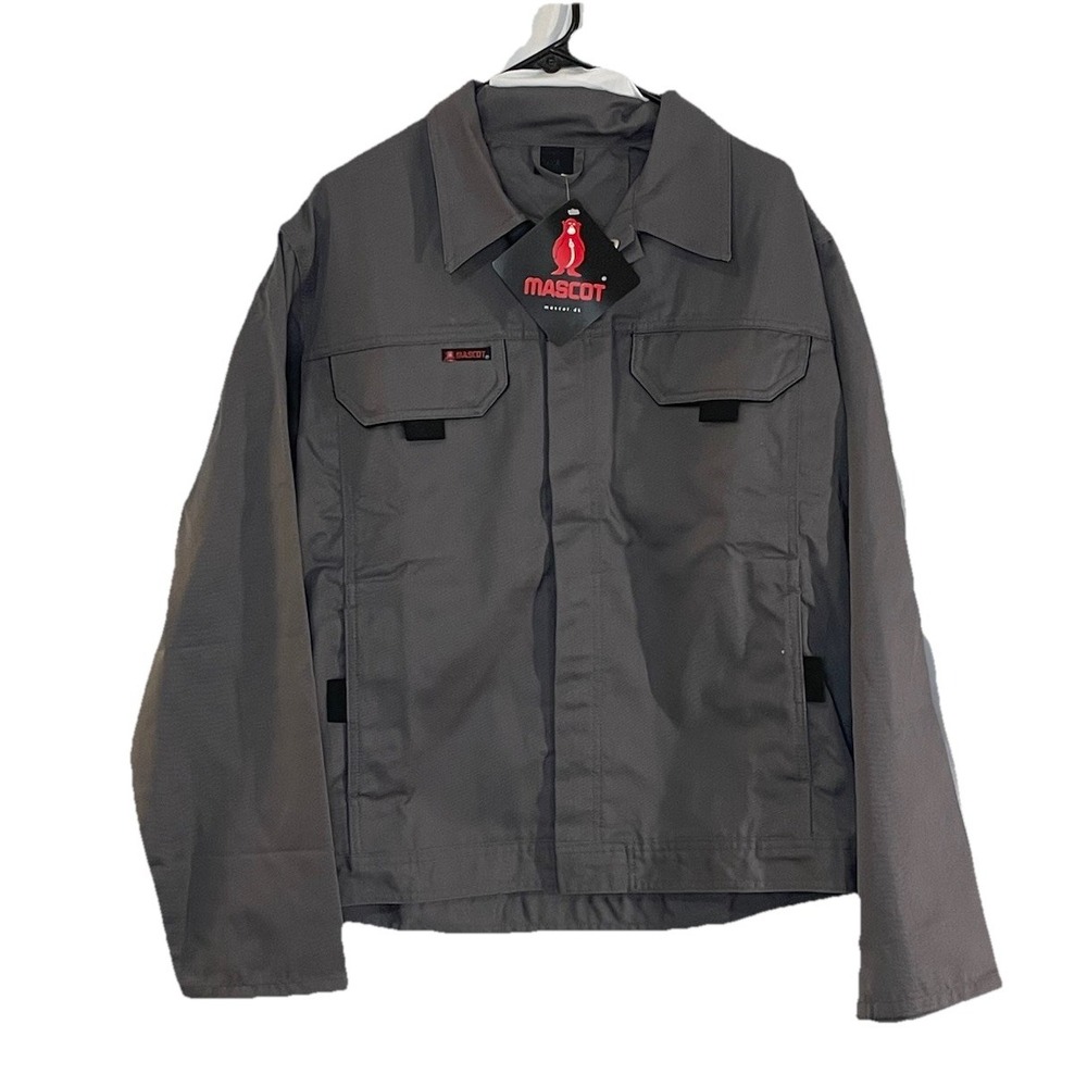 Men's Jacket Utility-XL-Light Duty Work Jacket Coat-Gray-Mascot Brand NWT